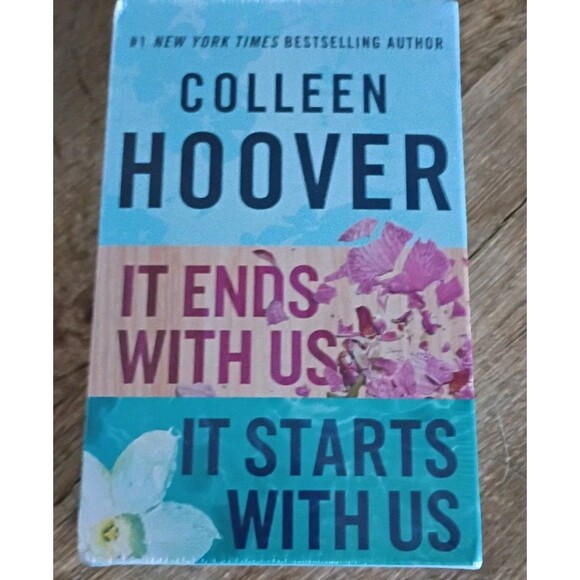 Colleen Hoover 2 book Set New Unopened It Ends with Us & It Starts with Us - Picture 1 of 7